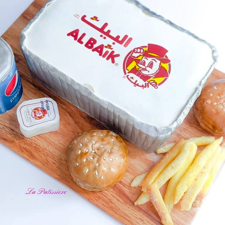 3D Al Baik Fried Chicken Platter Cake