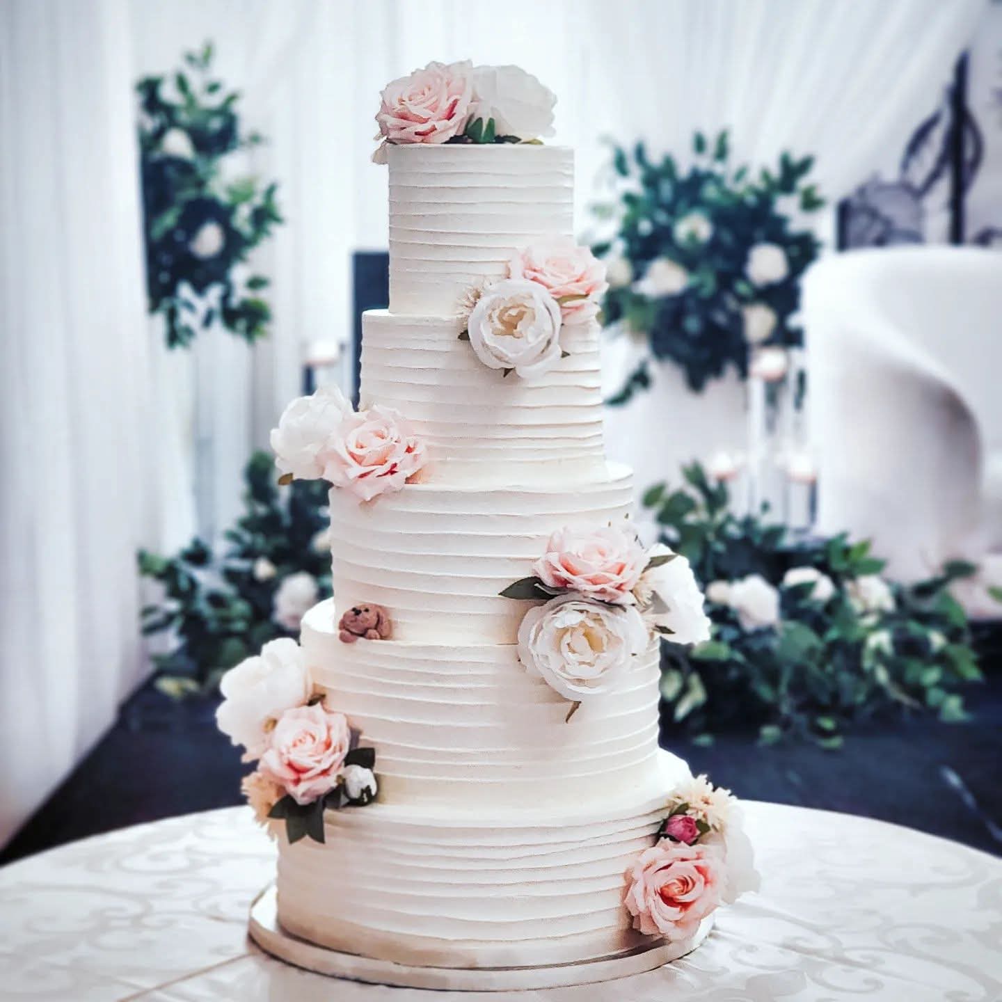 5 Tier wedding Cake