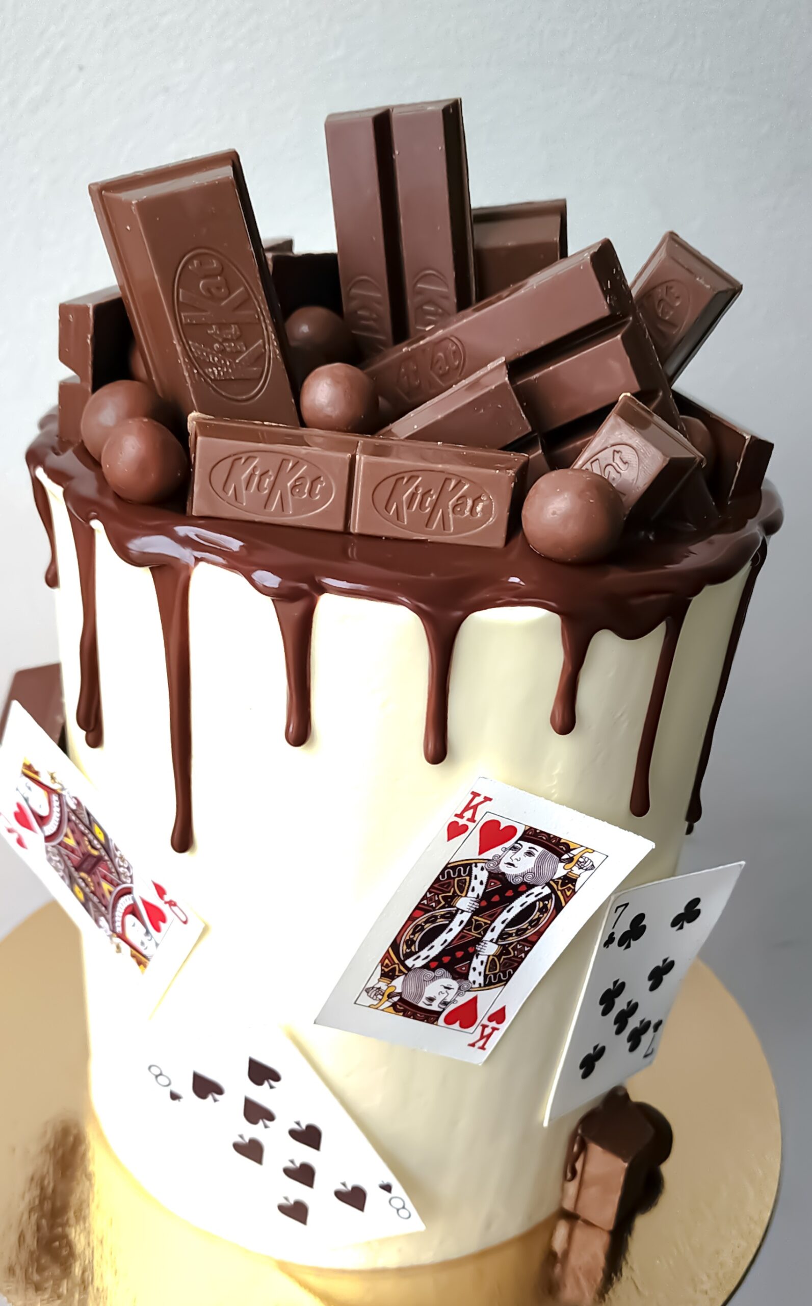 Chocolate Overload Cards Cake