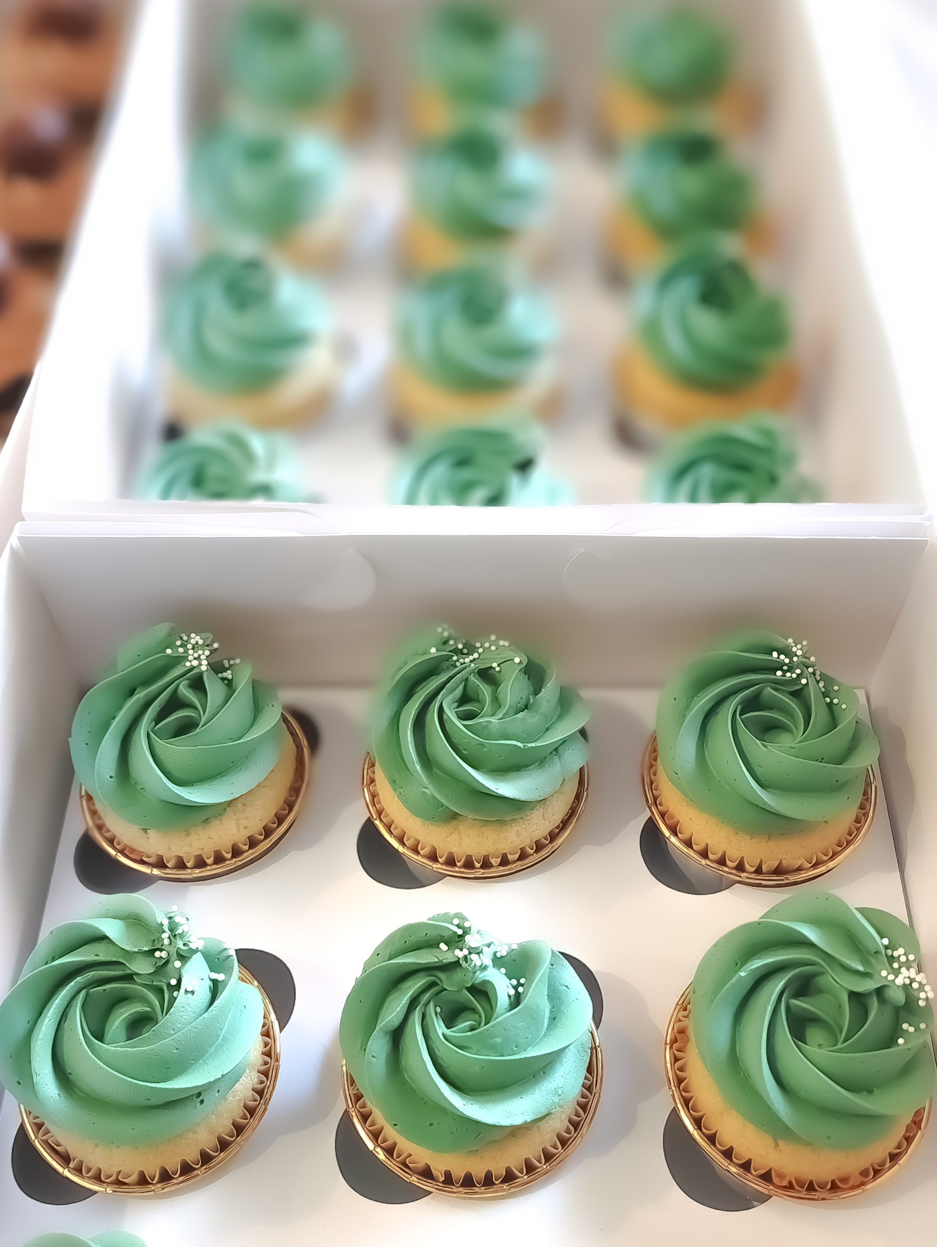 Green Cupcakes