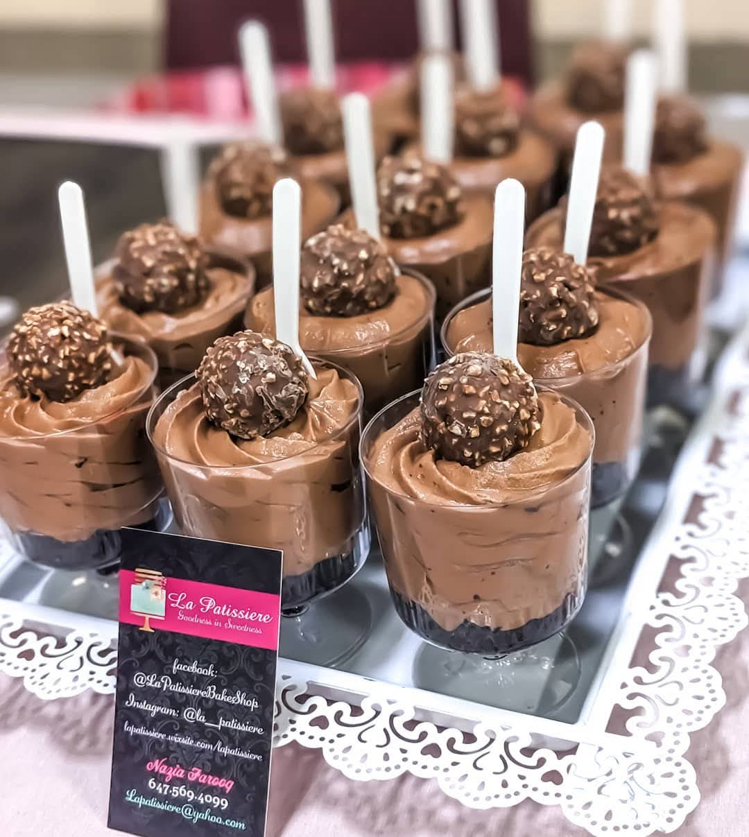 Nutella Mousse Shots