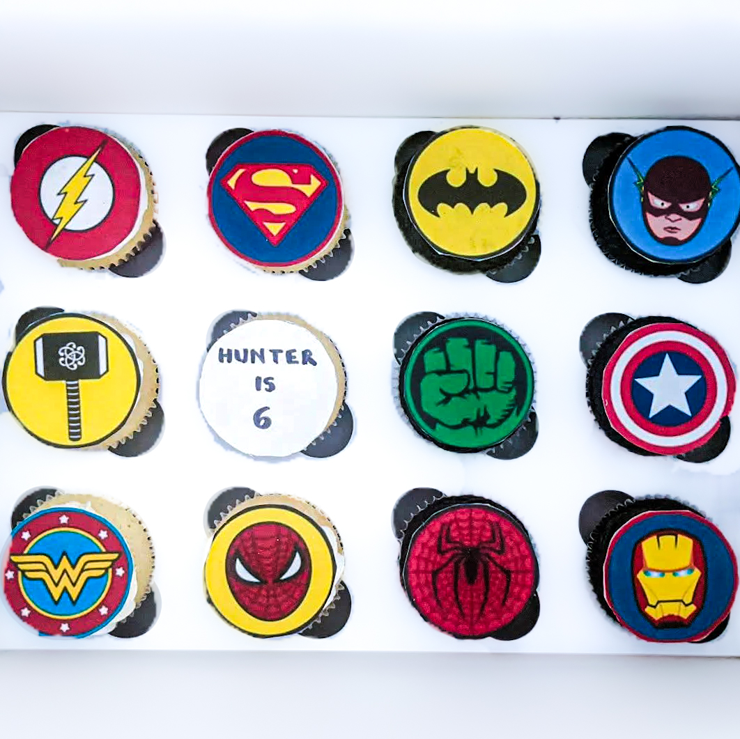 Superheroes Cucpakes