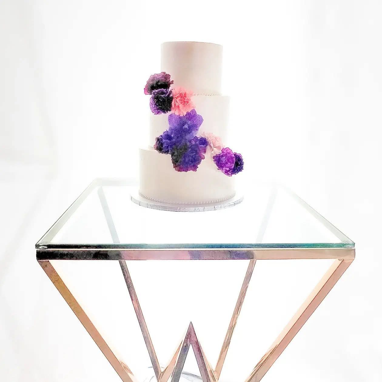 Three Tier Ethereal Wedding Cake